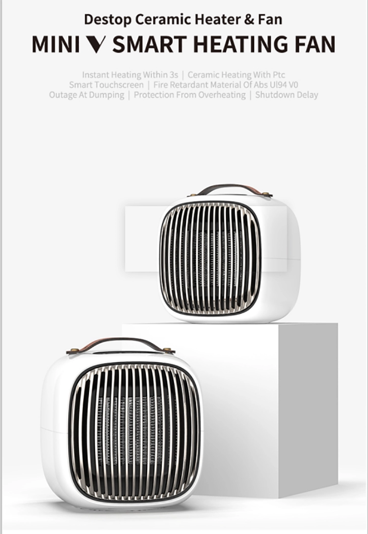 Ceramic personal Space PTC heater Oscillating with Tip-Over and Overheating Protection