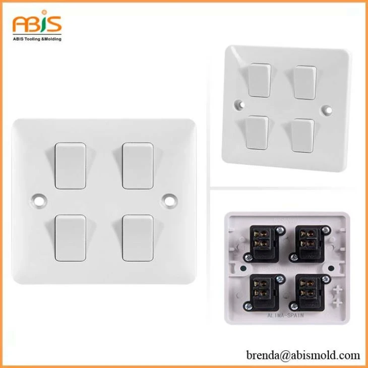 Wall Mount Switch plastic injection mold01